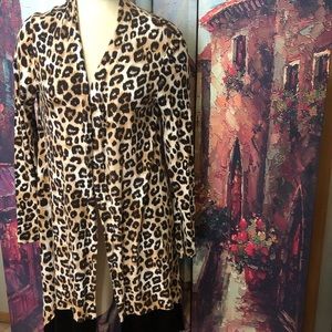 Chicos cape with velvet on bottom